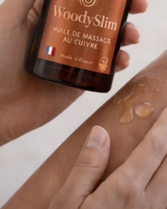 huile de massage au cuivre, bijoux en cuivre