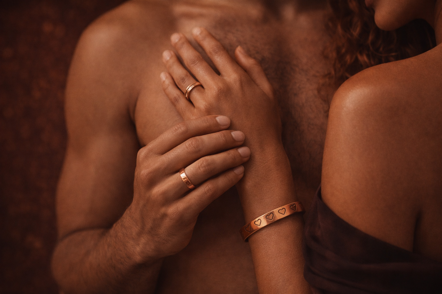 Bijoux en cuivre et pierres naturelles – Collection bien-être WoodySlim