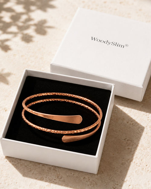Bracelet en cuivre ELEGANCE – WoodySlim®
